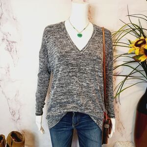 Aritzia Wilfred Free soft knit v neck oversized sweater